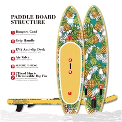 Custom designed tourist inflatable paddle board